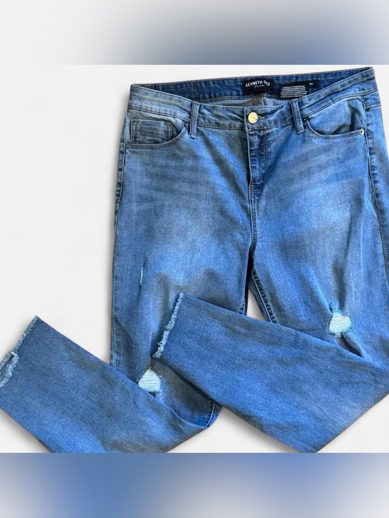 Kenneth Cole Denim - Kenneth Cole Light Blue Women's Jess Skinny Jeans 12 EUC LN